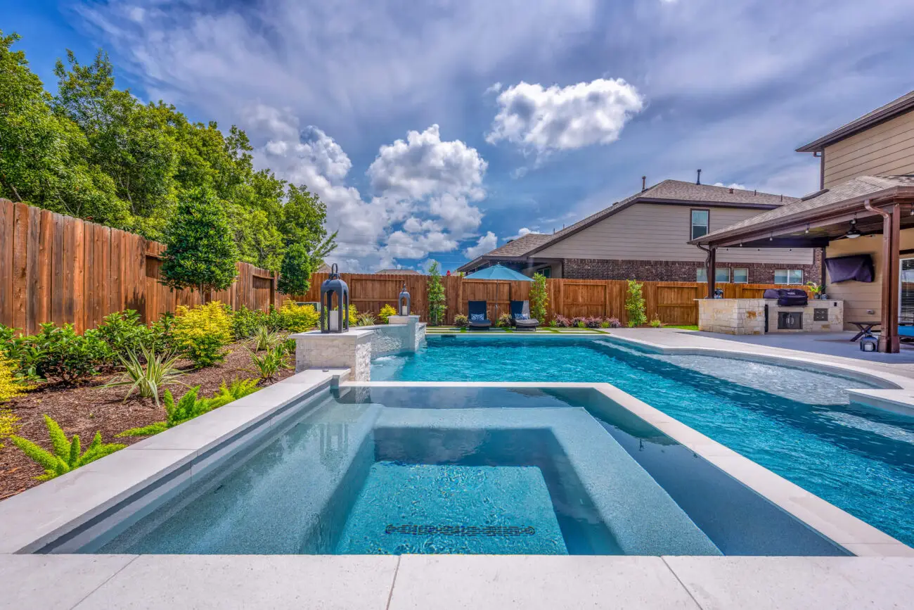hybrid luxury pool designs in Houston