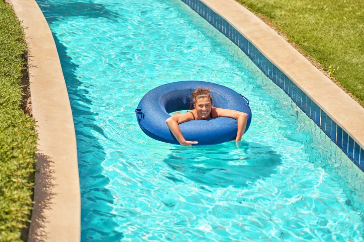 lazy river luxury pool designs in Houston